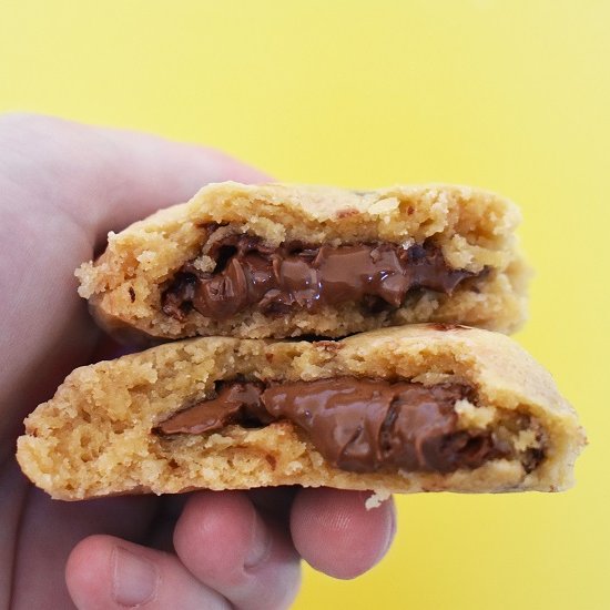 Nutella Stuffed Cookies