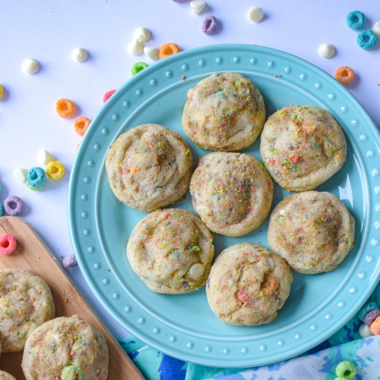 Froot Loops Sugar Cookies