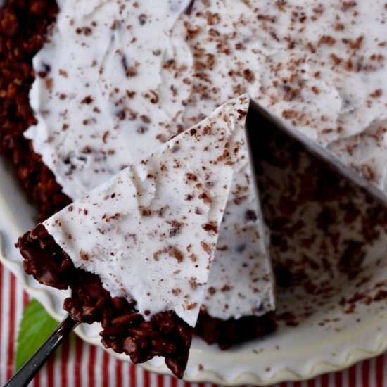 Mint Chocolate Ice Cream Pie