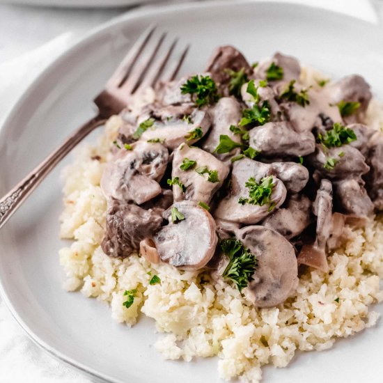 Beef Stroganoff