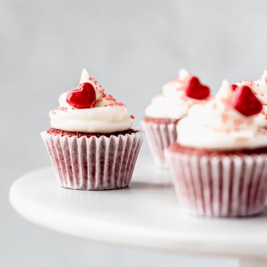 Mini Red Velvet Cupcakes