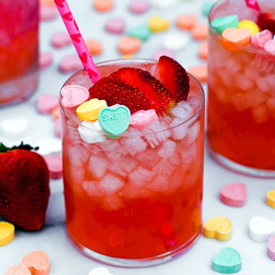 Strawberry Vanilla Cocktail