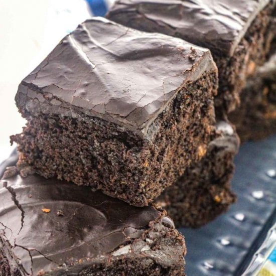 Double Chocolate Zucchini Brownie