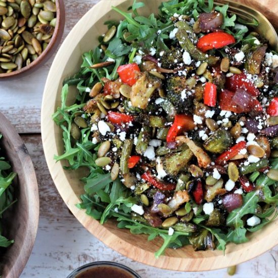 Balsamic Roasted Vegetable Salad