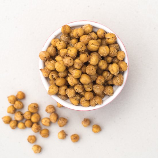 Crispy Oven Roasted Chickpeas