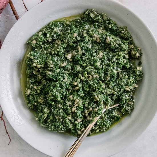 Beet Greens Pesto