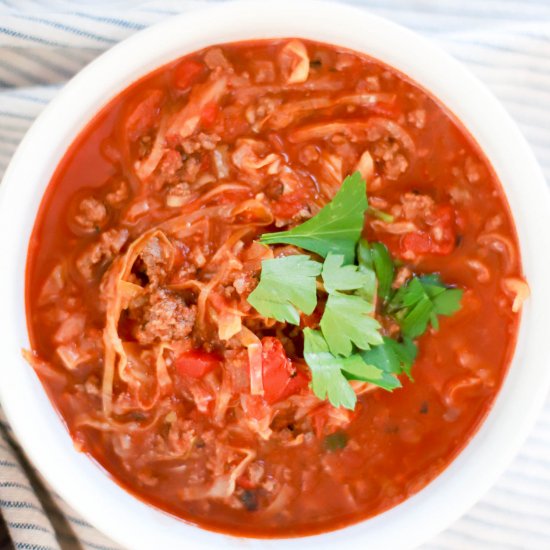 Cabbage Roll Soup