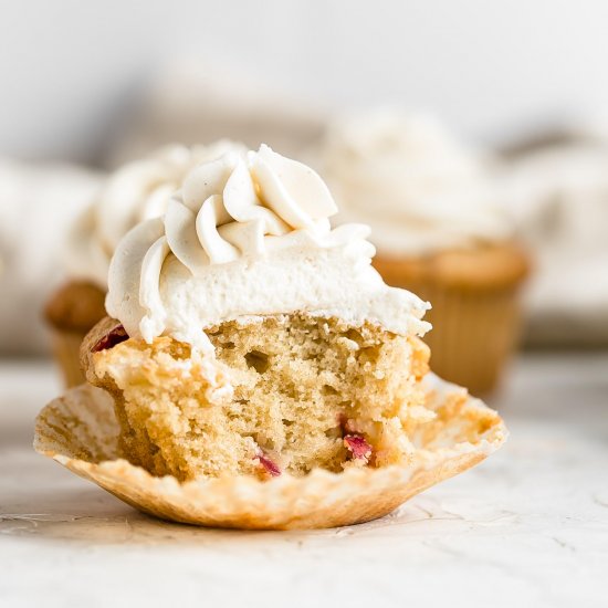 Apple Cupcakes with Maple Frosting