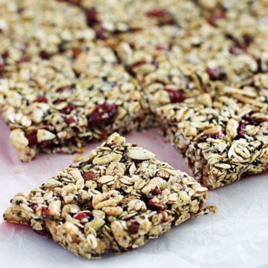 Superfood Energy Granola Bars