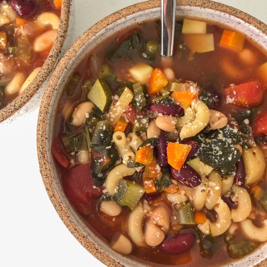 Slow Cooker Minestrone Soup