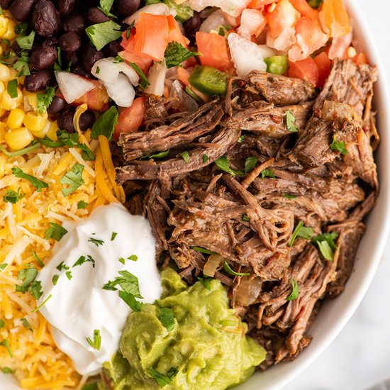 Barbacoa Burrito Bowls