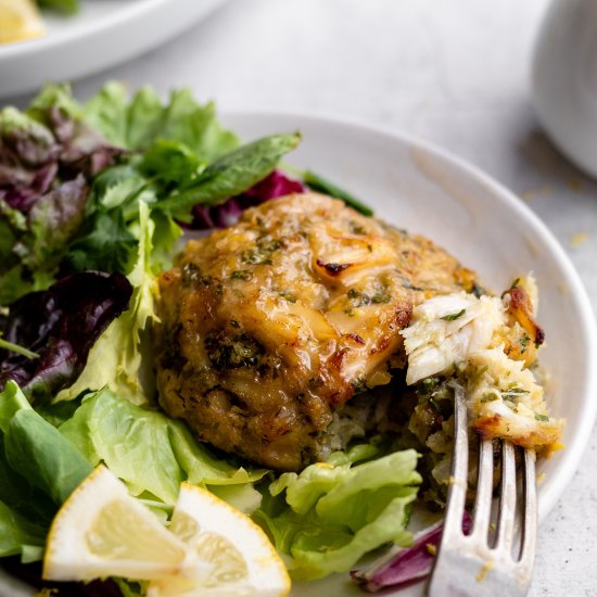 Cilantro Ginger Crab Cakes