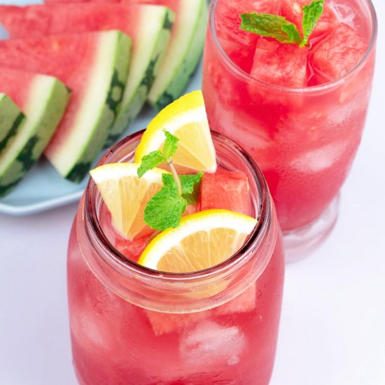 Watermelon Juice and Lemon Recipe