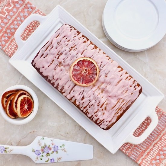 Blood Orange Yogurt Cake