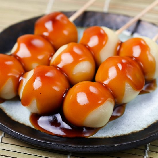 Japanese Mitarashi Dango