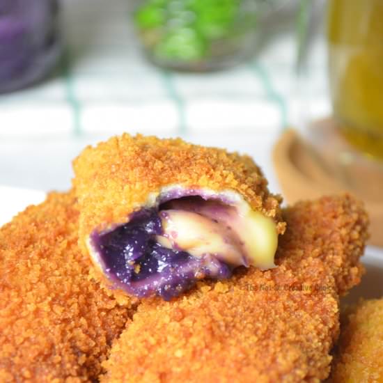 UBE CHEESE BREAD PIE