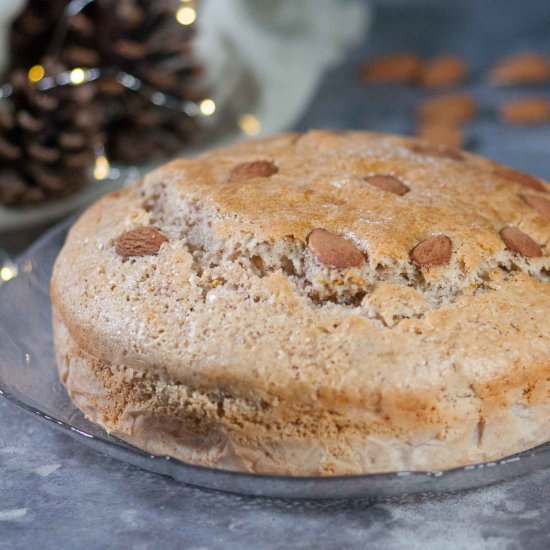 Almond water cake