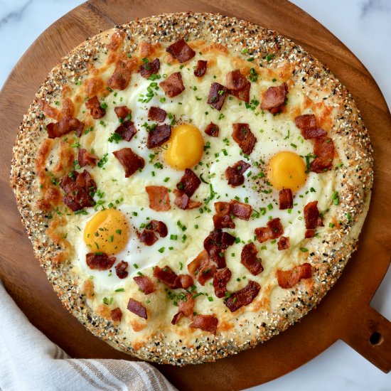 Everything Bagel Breakfast Pizza