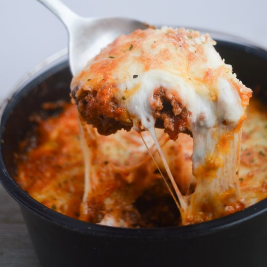 keto air fryer lasagna bake