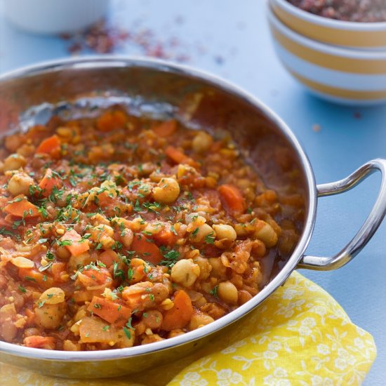 Chickpea Lentil Curry