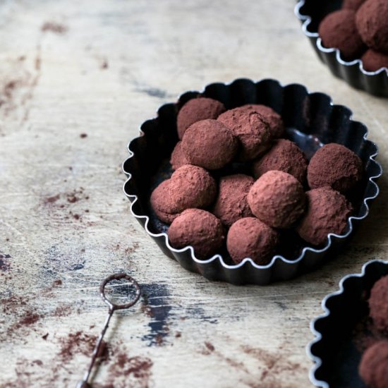 Dark Chocolate Truffles