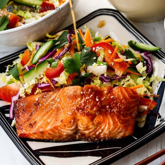 Air Fryer Hoisin Salmon Gluten Free