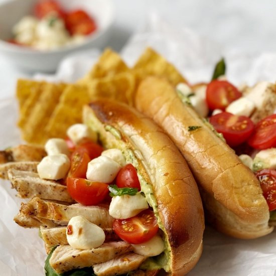 Caprese Chicken Sandwich