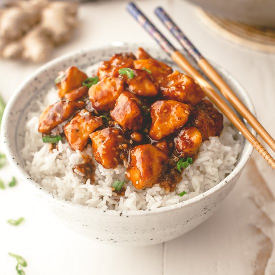 Honey Ginger Chicken Stir Fry