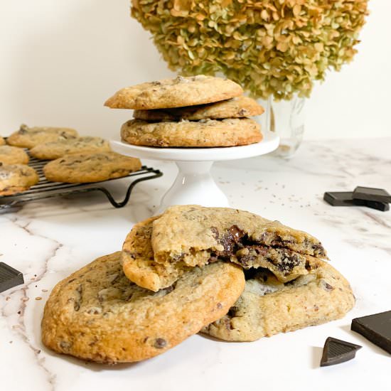 Sourdough Chocolate Chunk Cookies