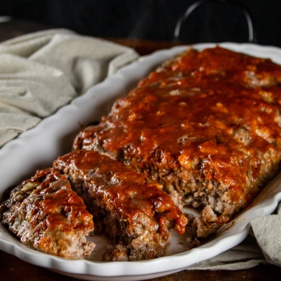 Italian Style Meatloaf with Marinar