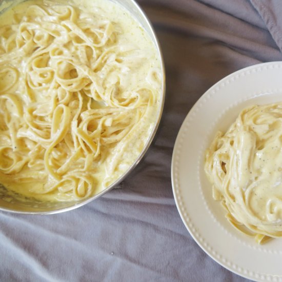 Homemade Fettuccine Alfredo