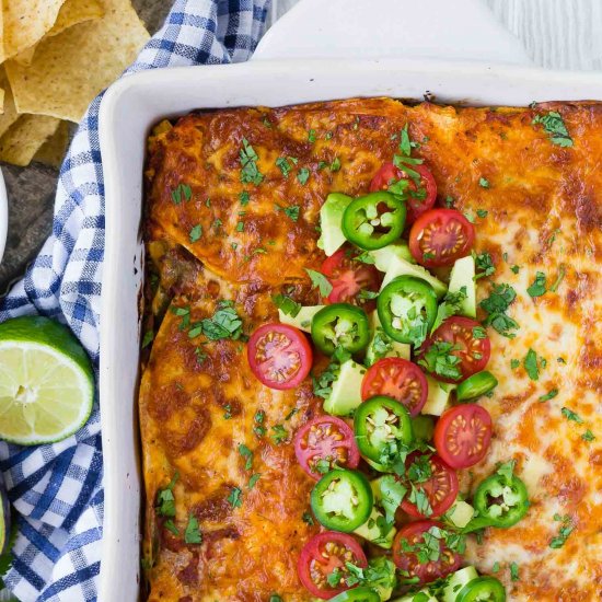 Healthy Mexican Lasagna