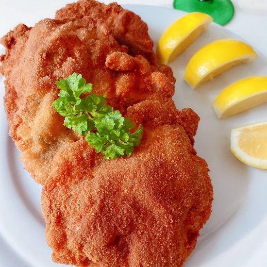 Spicy German Pork Schnitzel