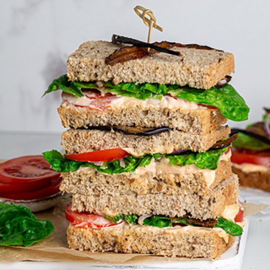 THE BEST EVER VEGAN BLT SANDWICH