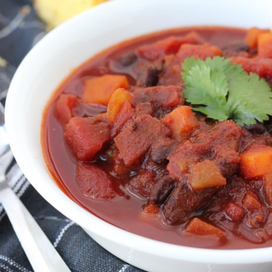 Butternut Squash Turkey Chili