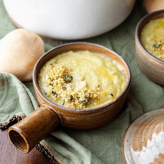 Leek and Lima Bean Soup