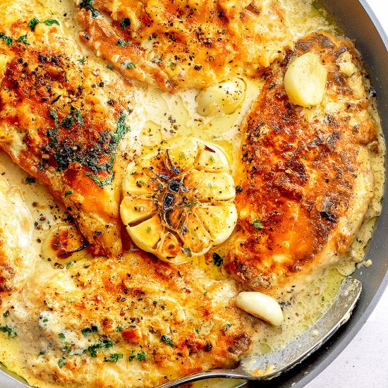 Creamy Garlic Chicken Breasts