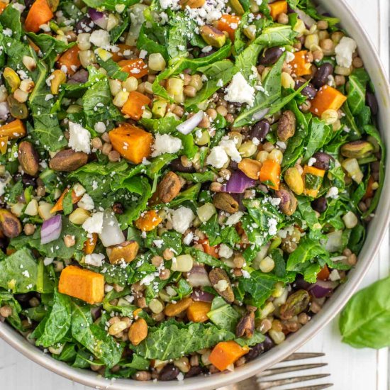 Couscous Salad w/ Basil Vinaigrette