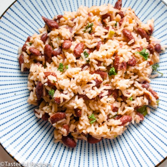 Quick Caribbean Rice & Peas