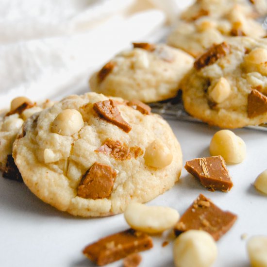 Caramelized White Chocolate Cookies