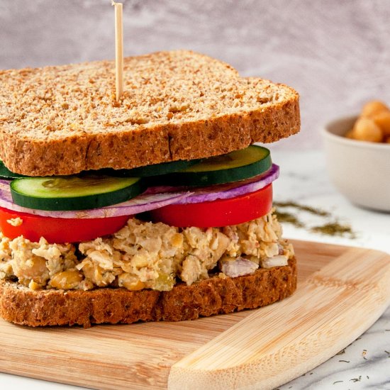 Vegan Chickpea Salad Sandwich