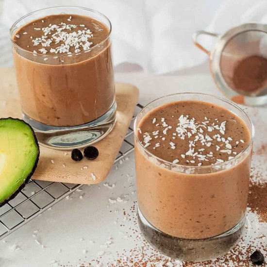 CHOCOLATE AVOCADO SMOOTHIE