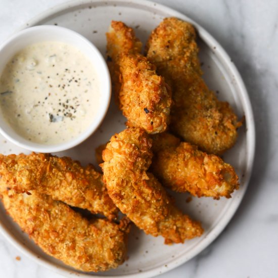 Cajun Air Fryer Chicken Strips