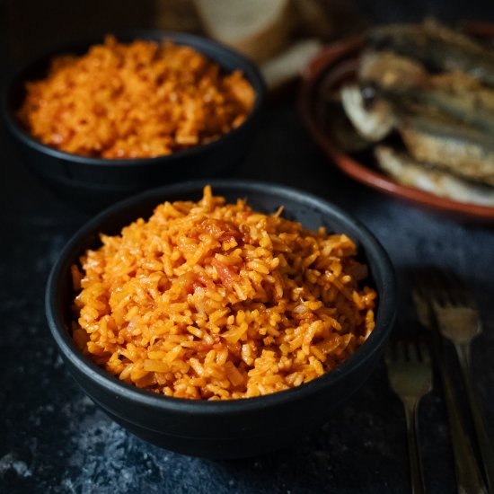 Portuguese tomato rice – Arroz