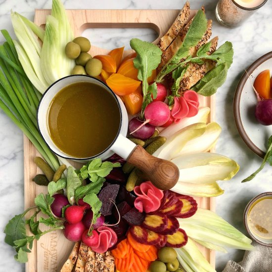 Bagna Càuda and Crudité Platter