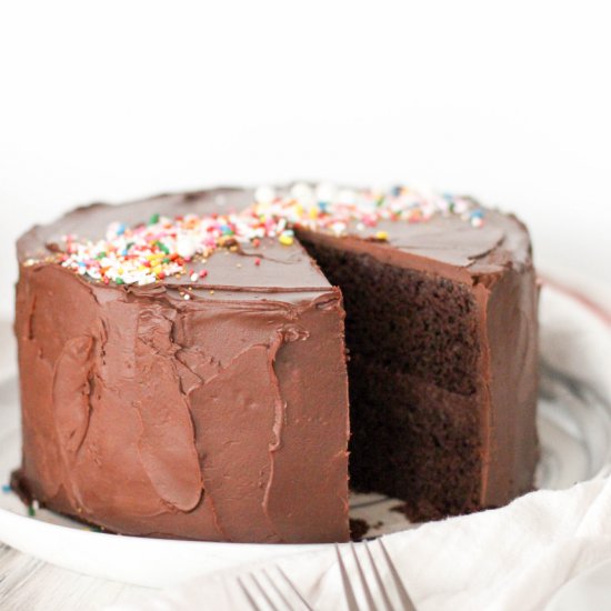 High-Altitude Chocolate Cake