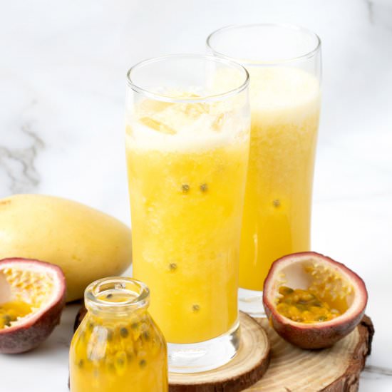 Passion Fruit Mango Juice Recipe