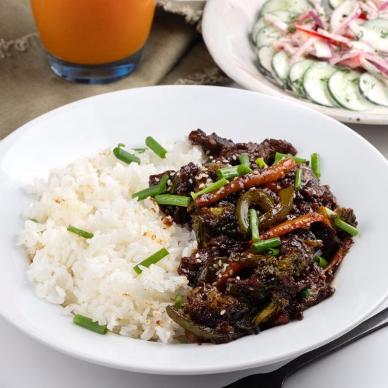 Healthy Mongolian Beef Recipe