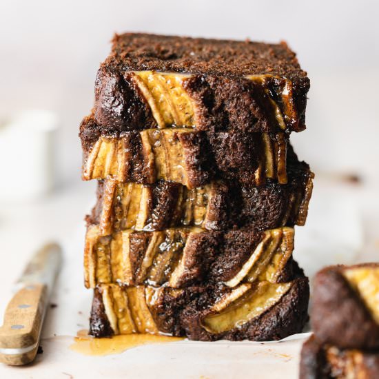 Vegan Chocolate Banana Bread