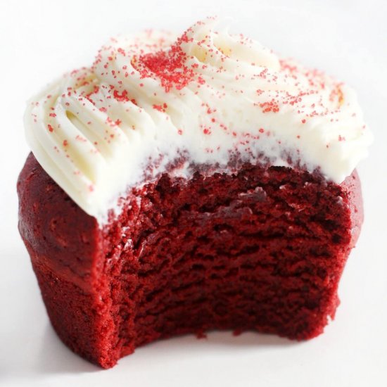 Gluten-Free Red Velvet Cupcakes (V)